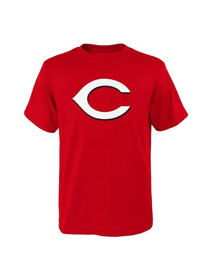 Красная футболка с логотипом основной команды Big Boys and Girls Cincinnati Reds Outerstuff — изображение 1 из 1, красный