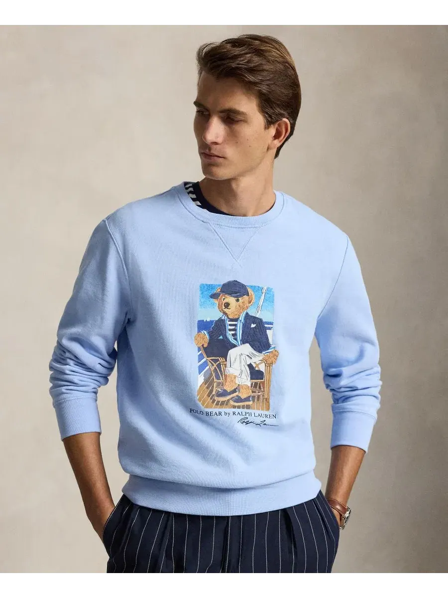 Свитшот с длинным рукавом Polo Ralph Lauren — изображение 1 из 5, синий
