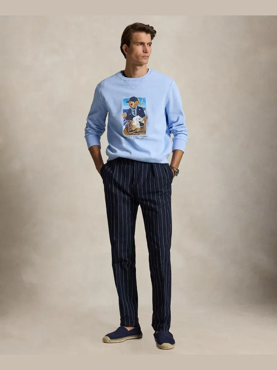 Свитшот с длинным рукавом Polo Ralph Lauren — изображение 2 из 5, синий