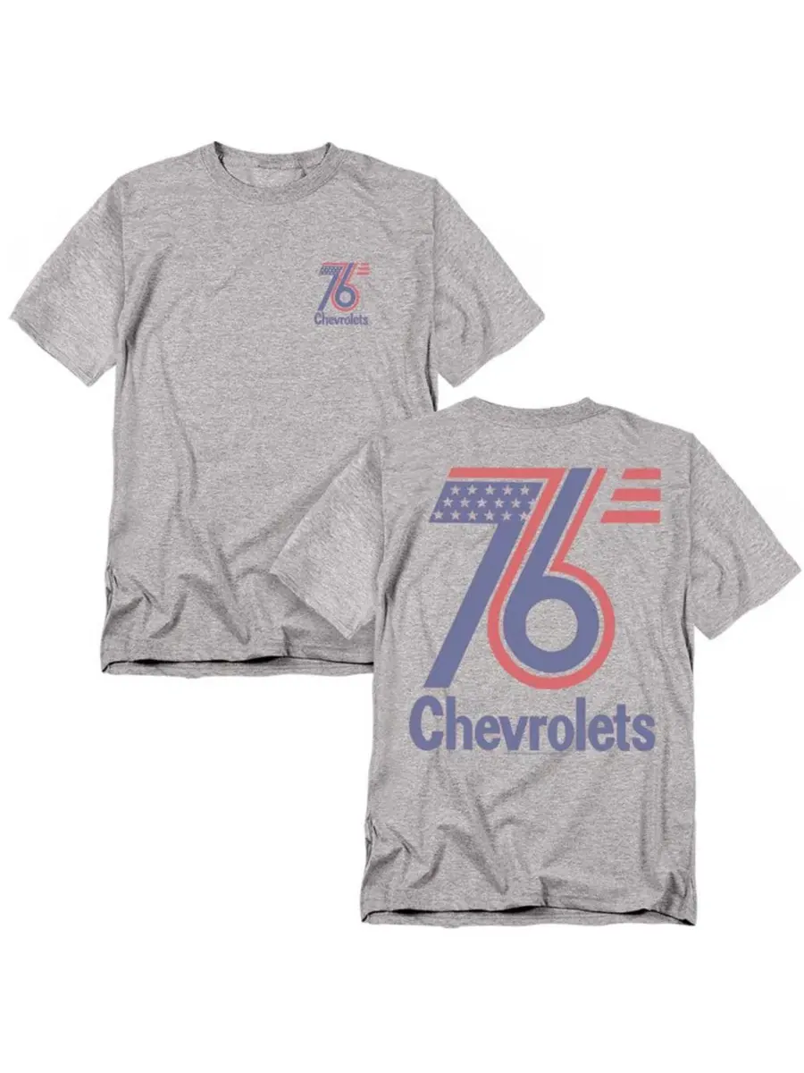 Футболка Chevrolet 76 Logo Front Back Corvette — изображение 1 из 3, приглушенный