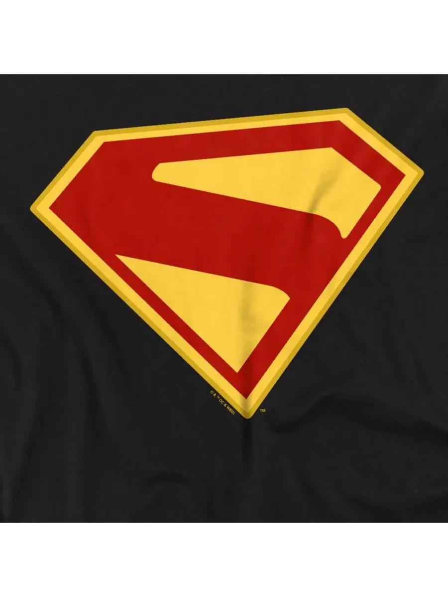 Футболка с длинным рукавом Superman — изображение 3 из 3, черный