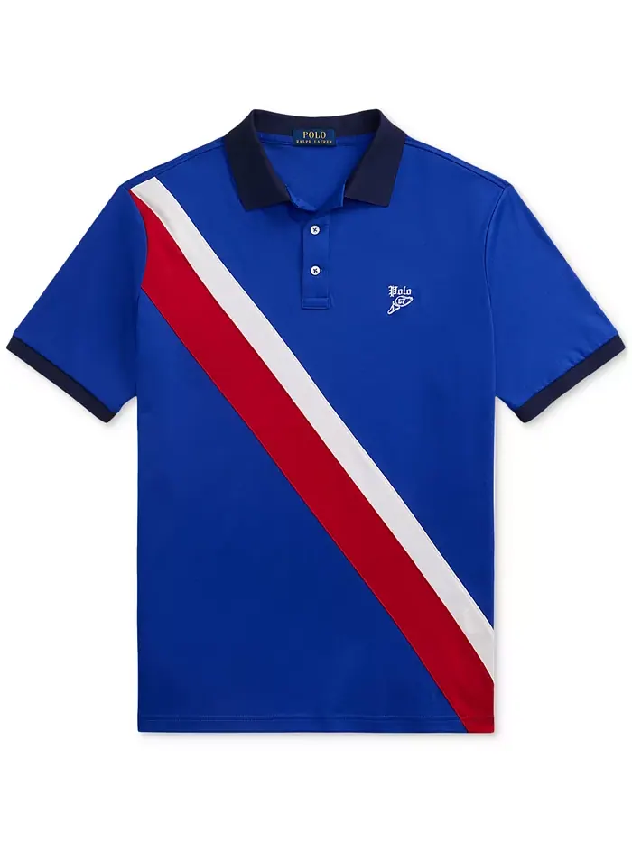 Мужская классическая поло из мягкого хлопка Polo Ralph Lauren — изображение 5 из 5, мульти