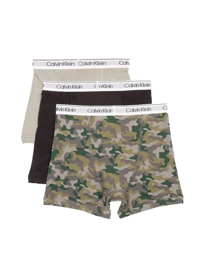 Трусы-боксеры для больших мальчиков, упаковка из 3 шт. Calvin Klein — изображение 2 из 2