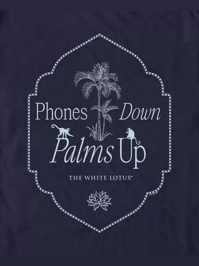 Мужская футболка с коротким рукавом Phones Down Palms Up Fifth Sun — изображение 3 из 3, темно-синий
