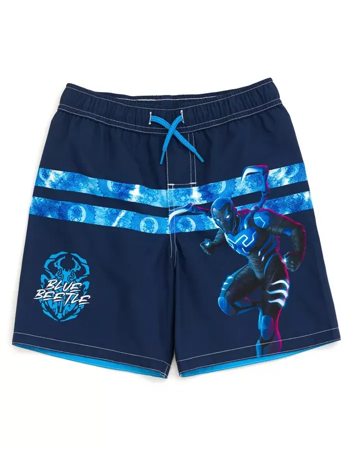 Детские плавки для плавания DC Comics UPF 50+ Blue Beetle — изображение 1 из 5, синий