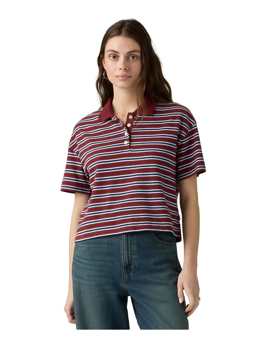 Женское поло Didion Rugby с коротким рукавом Levi's, Milano Str — изображение 2 из 5