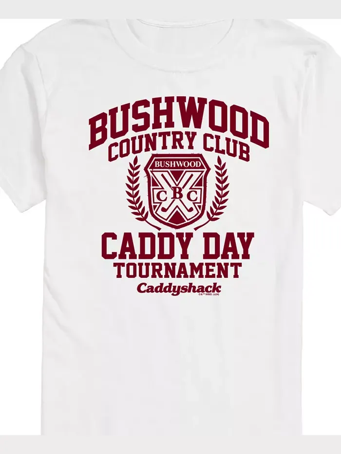 Мужская футболка с коротким рукавом Caddyshack Bushwood Country Club AIRWAVES — изображение 2 из 3, белый