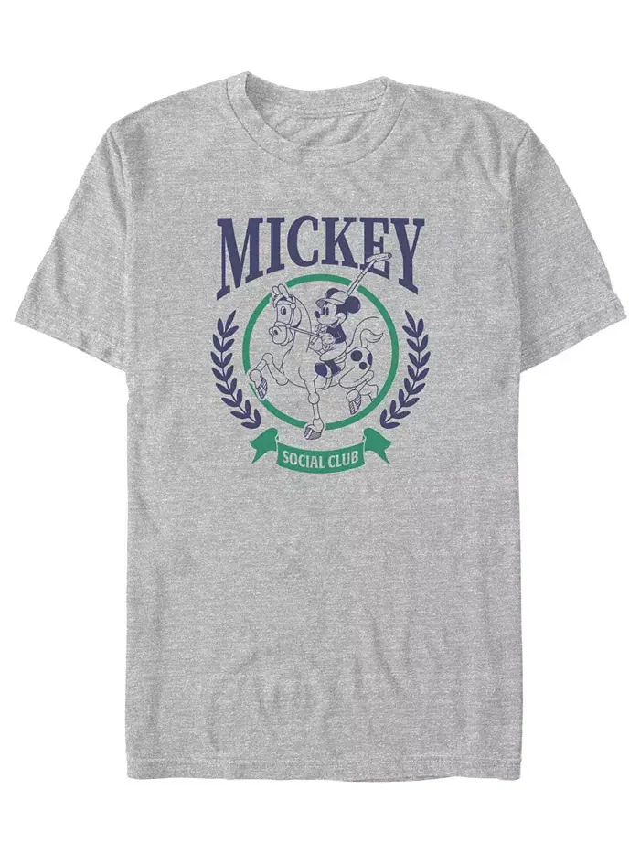 Мужская футболка Mickey Classic с круглым вырезом Fifth Sun — изображение 1 из 3, серый