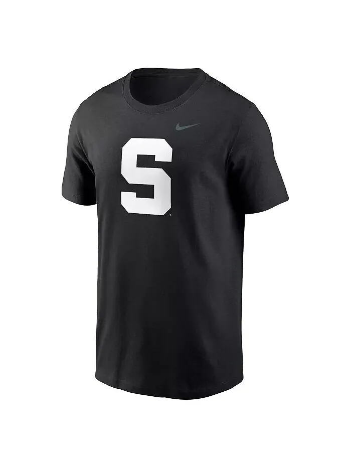 Мужская футболка с альтернативным логотипом Michigan State Spartans Primetime Evergreen Nike — изображение 2 из 3, белый