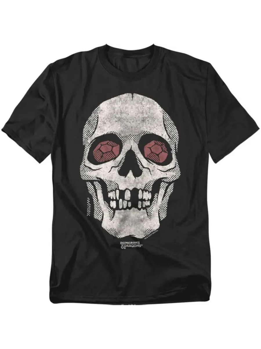 Футболка с принтом Demi Lich Skull D&D — изображение 1 из 3, черный