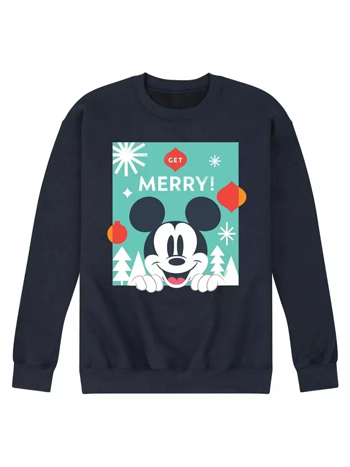 Мужская флисовая толстовка Disney Holiday Crew AIRWAVES — изображение 1 из 3, синий