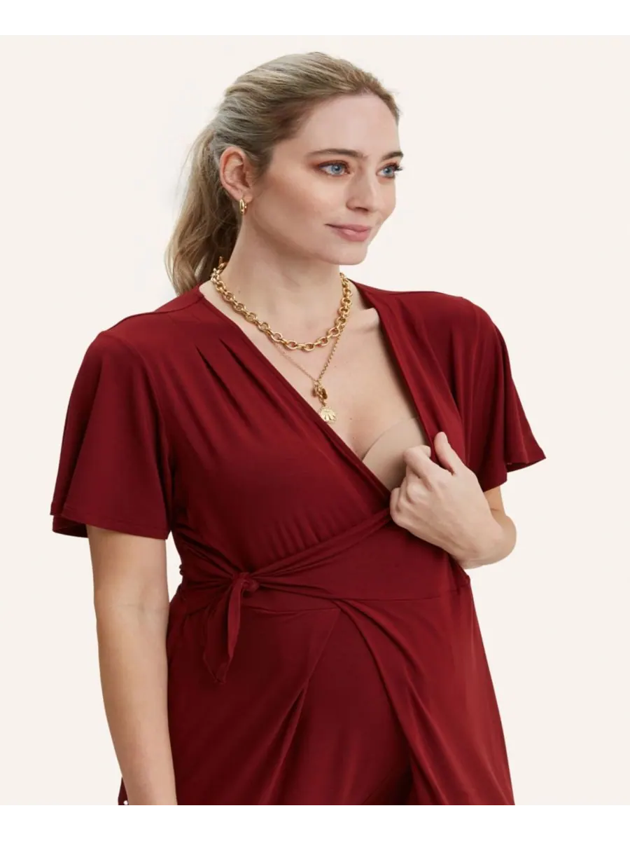 Комбинезон Люсии NOM Maternity — изображение 3 из 4, красный