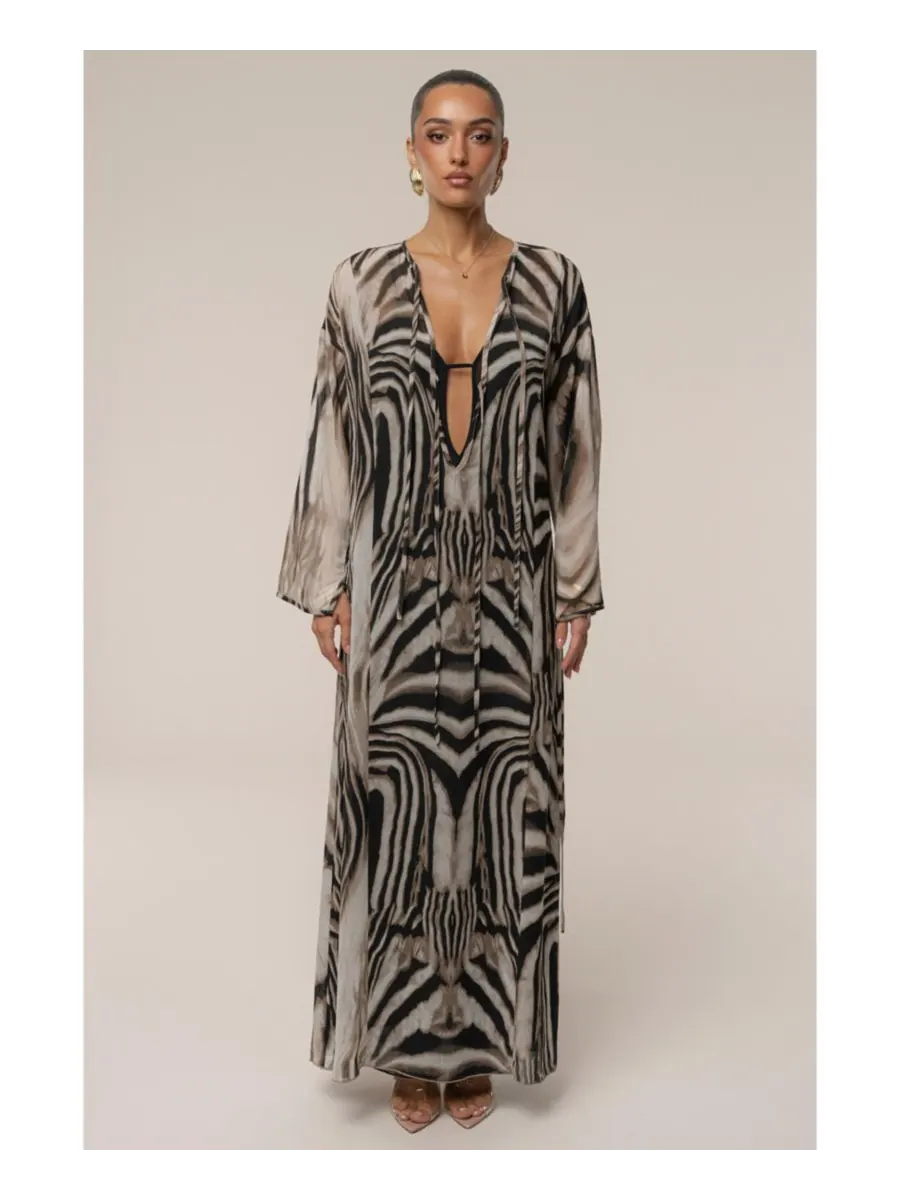 Платье макси Zebra New Vista JLUXLABEL