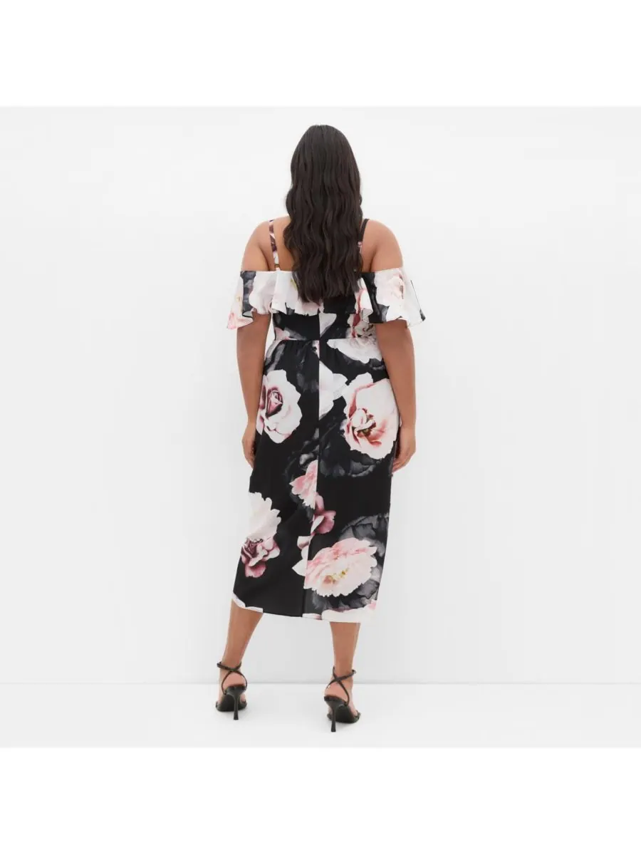 Платье Love Me Do больших размеров CITY CHIC, Austin floral — изображение 3 из 4
