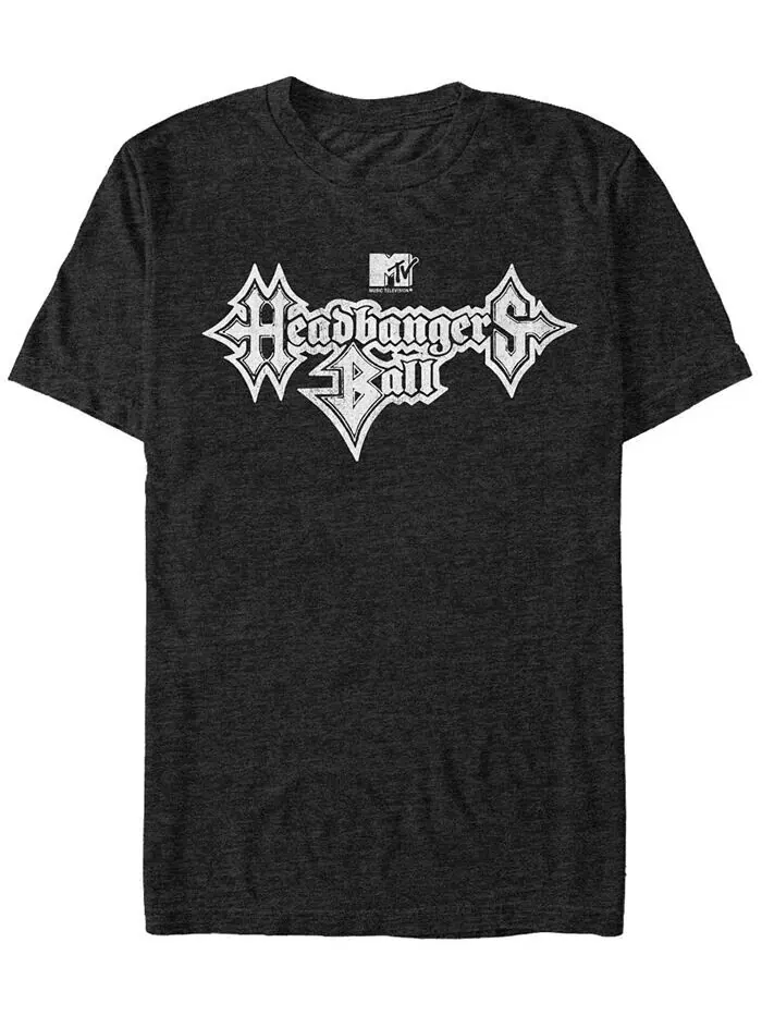 Футболка мужская Headbangers Ball Metal Text с коротким рукавом Fifth Sun — изображение 1 из 1, черный