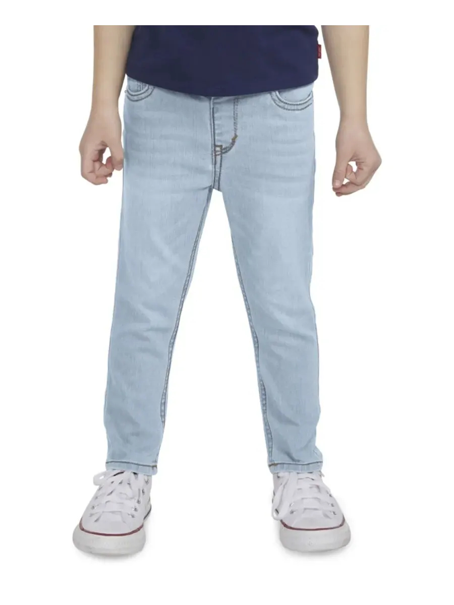 Детские джинсы Brandi Slim-Leg для девочек 2T-4T Levi's — изображение 1 из 8, светлый синий