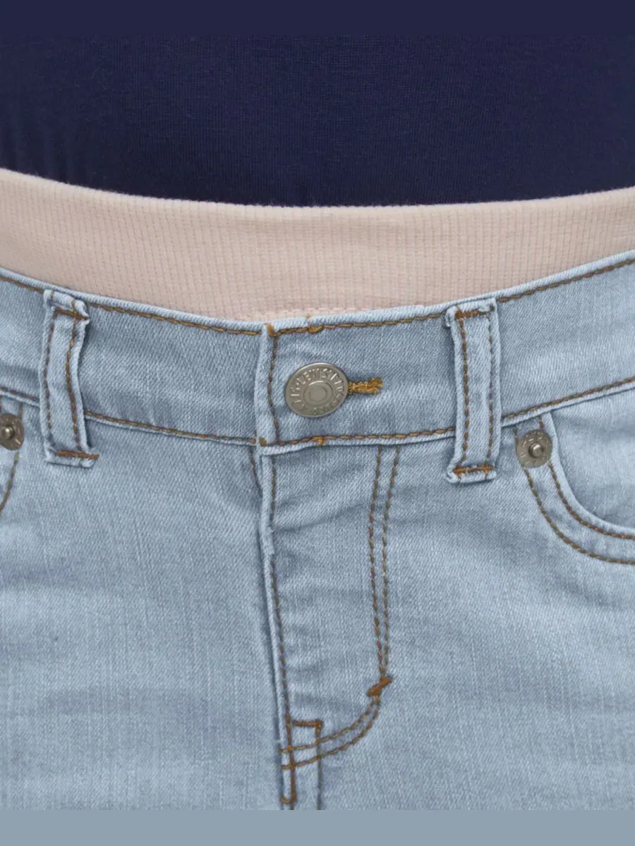 Детские джинсы Brandi Slim-Leg для девочек 2T-4T Levi's — изображение 4 из 8, светлый синий