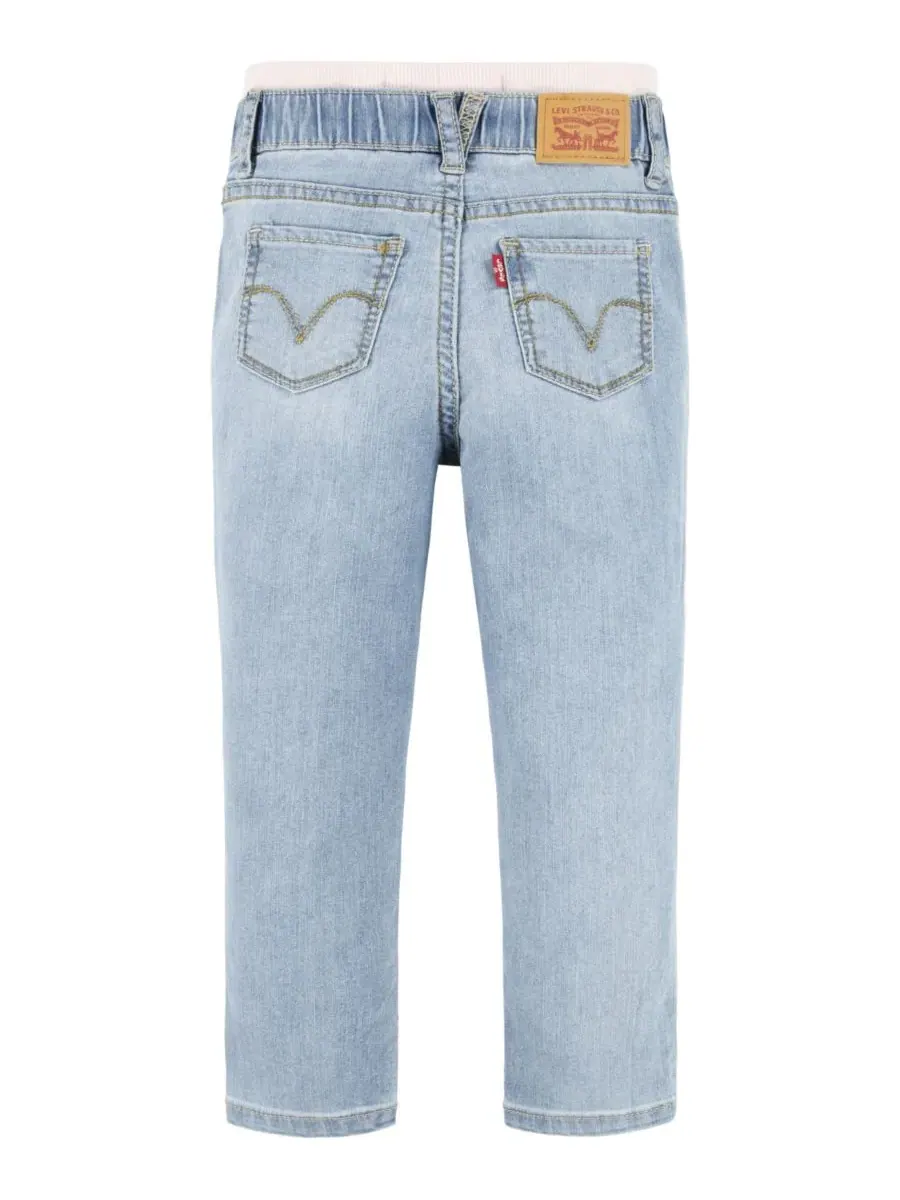 Детские джинсы Brandi Slim-Leg для девочек 2T-4T Levi's — изображение 8 из 8, светлый синий