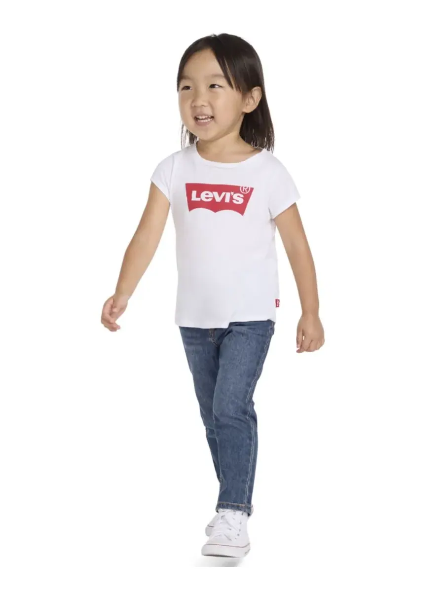 Детские джинсы Brandi Slim-Leg для девочек 2T-4T Levi's — изображение 1 из 8, синий