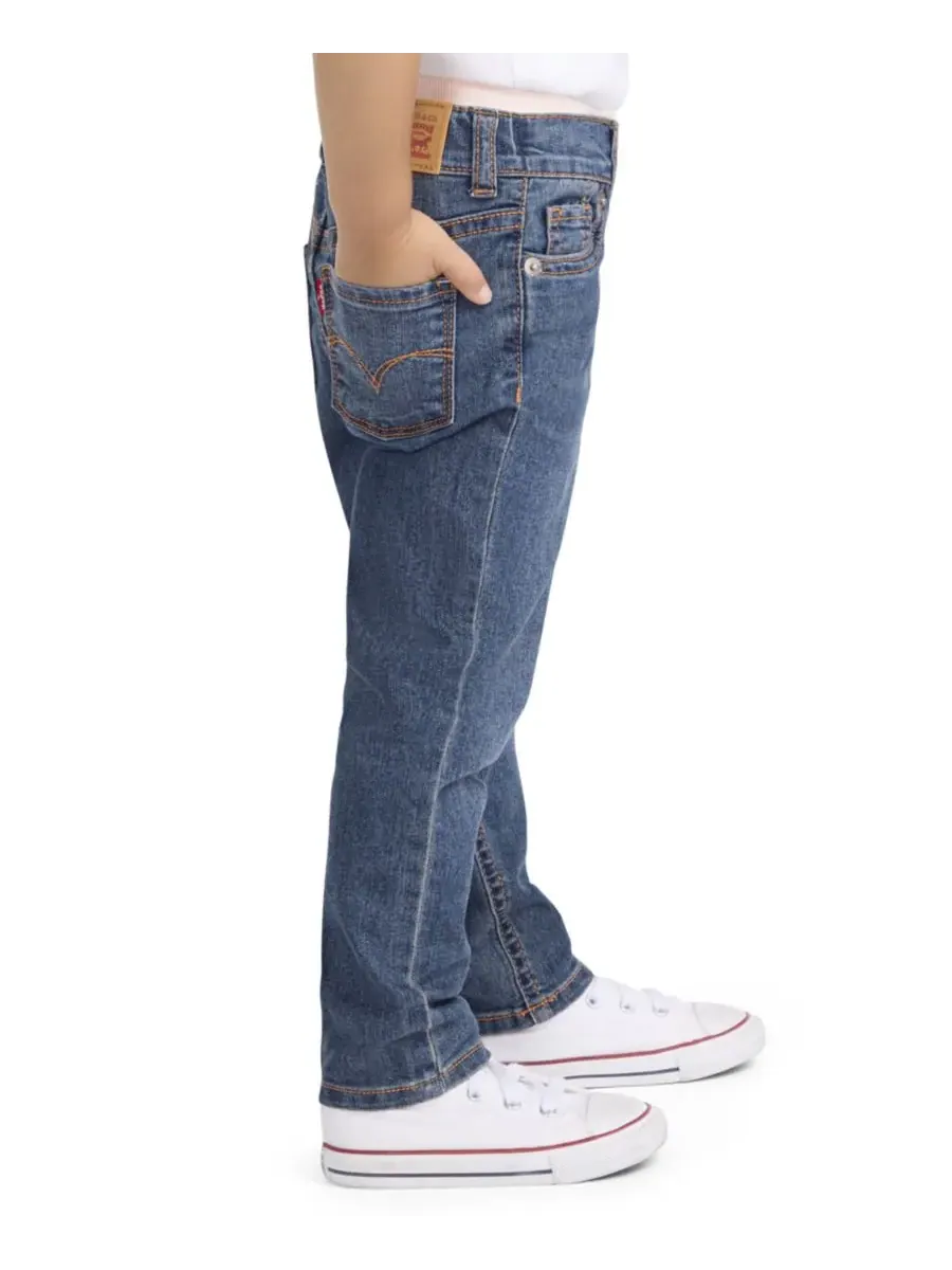 Детские джинсы Brandi Slim-Leg для девочек 2T-4T Levi's — изображение 2 из 8, синий