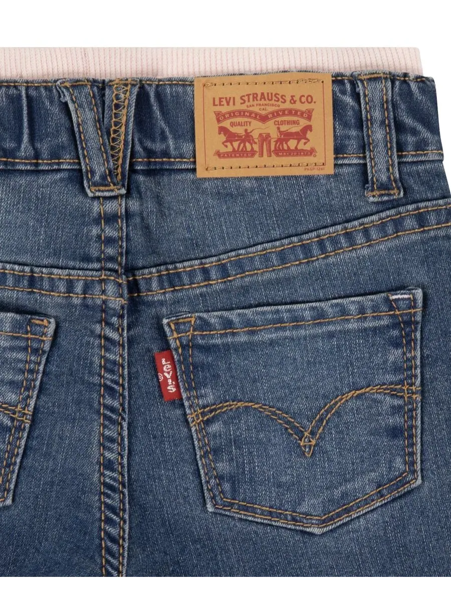Детские джинсы Brandi Slim-Leg для девочек 2T-4T Levi's — изображение 6 из 8, синий