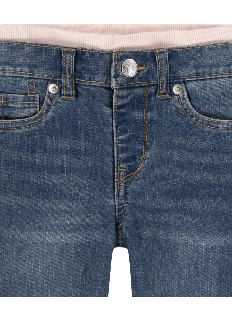 Детские джинсы Brandi Slim-Leg для девочек 2T-4T Levi's — изображение 7 из 8, синий