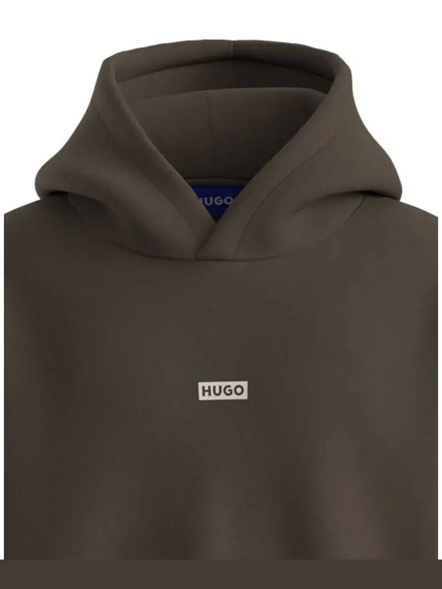 Мужская толстовка с капюшоном Nazardo Hugo Boss — изображение 2 из 3, коричневый