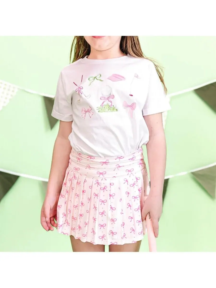 Футболка с коротким рукавом Girls Golf Icon Sweet Wink — изображение 3 из 6, белый