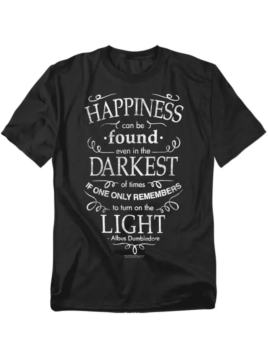 Футболка «Счастье для высоких и крупных людей» Harry Potter — изображение 1 из 3, черный