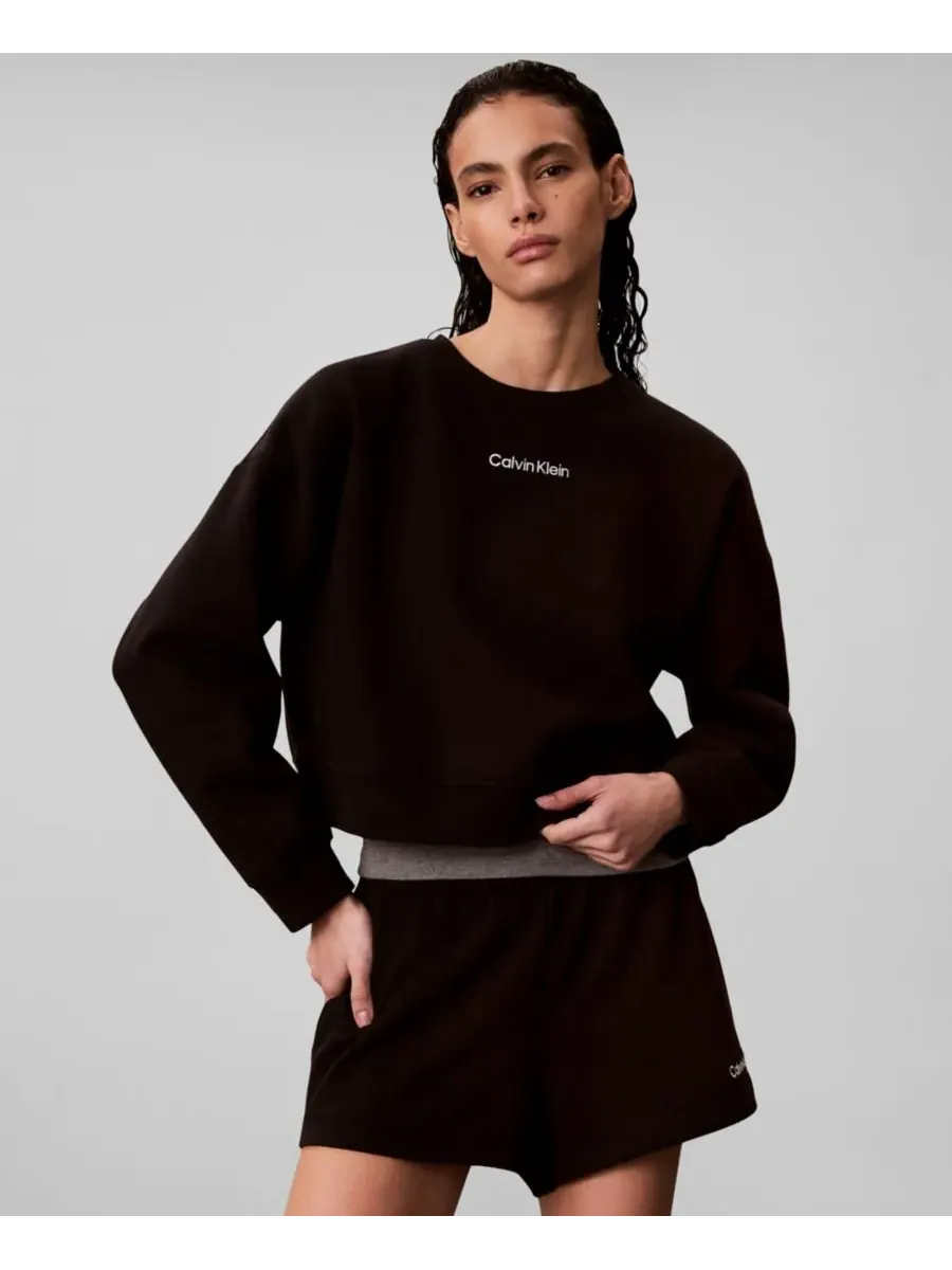 Женская толстовка с круглым вырезом и длинными рукавами Calvin Klein Performance