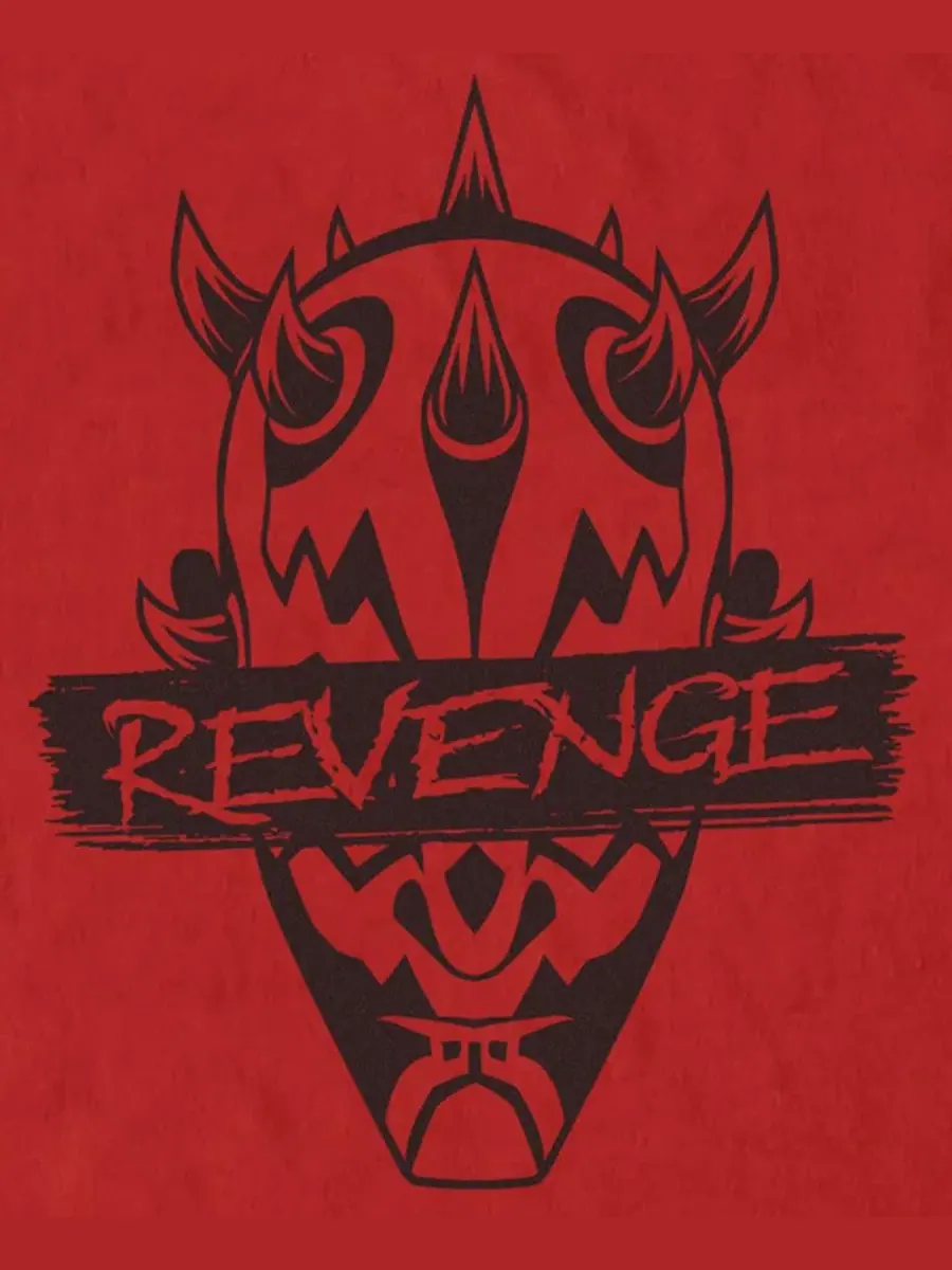 Футболка с принтом Revenge Face Star Wars Fifth Sun — изображение 3 из 3, красный