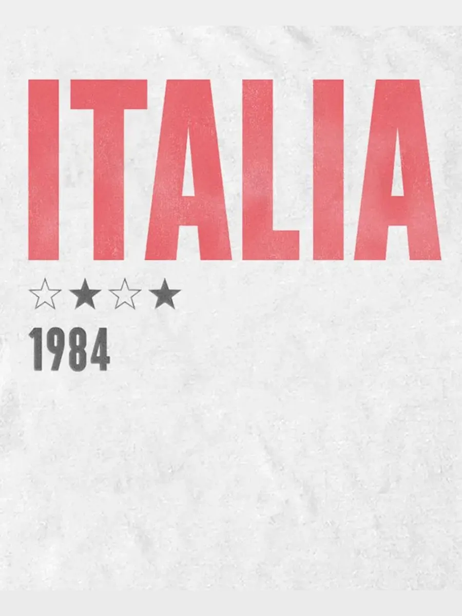 Футболка с круглым вырезом и коротким рукавом Italia 1984 Fifth Sun — изображение 3 из 3, белый