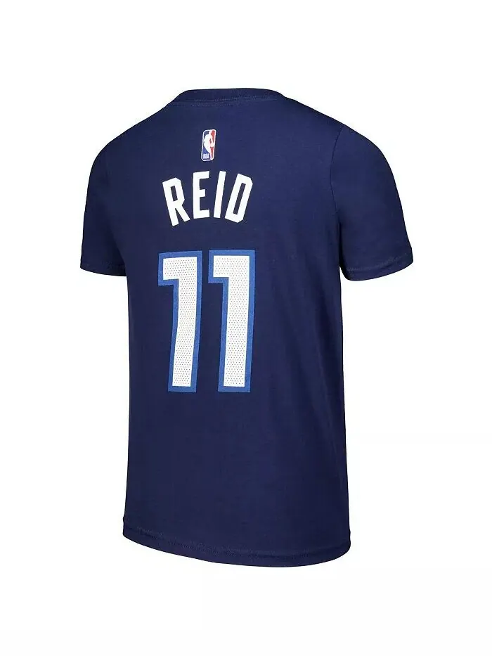 Футболка Big Boys and Girls Naz Reid Navy Minnesota Timberwolves Icon Edition с именем и номером — изображение 3 из 3