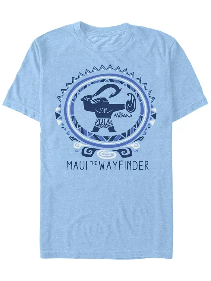 Мужская футболка с коротким рукавом Maui The Wayfinder Fifth Sun — изображение 1 из 1, светлый синий