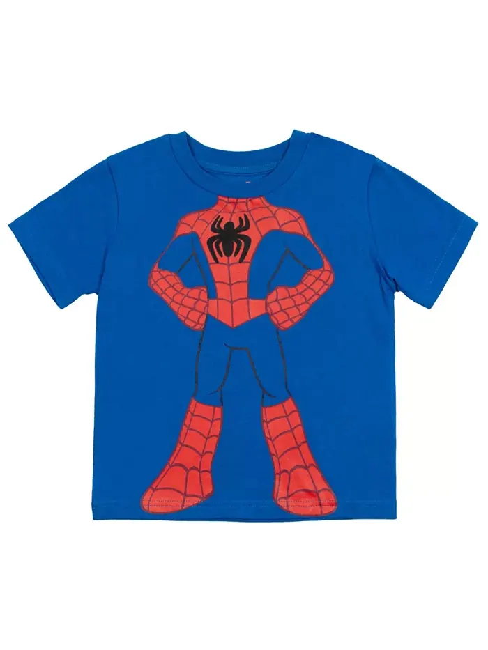 Футболки Marvel Avengers для мальчиков, 3 шт. в наборе Spidey and His Amazing Friends — изображение 2 из 8