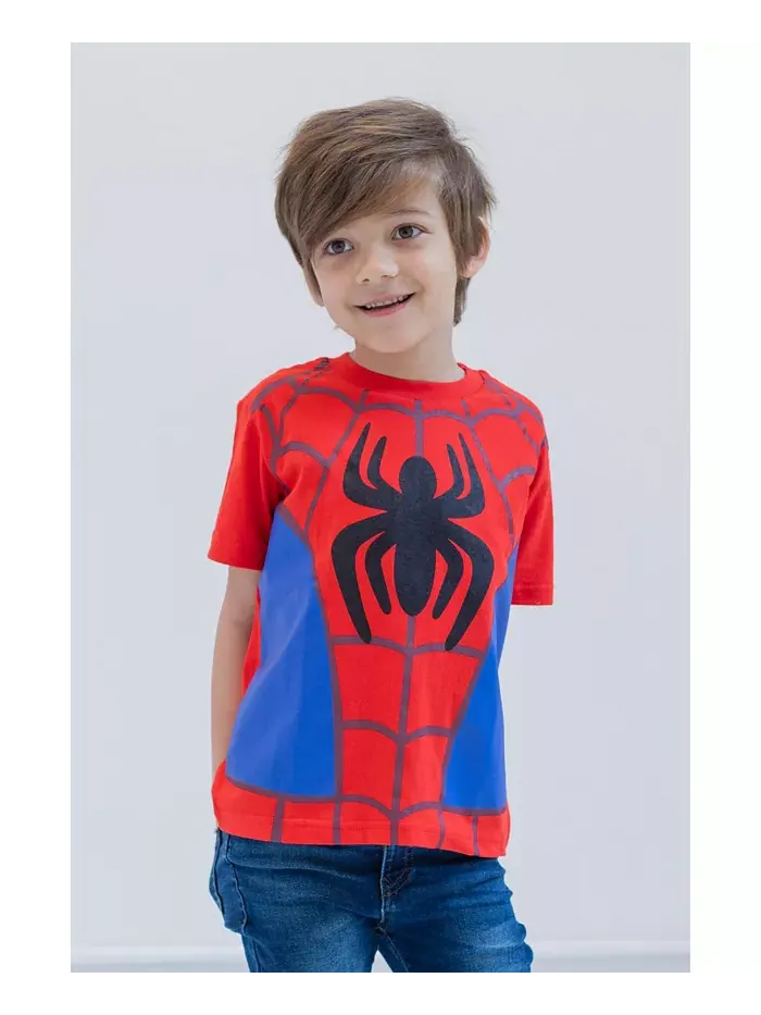 Футболки Marvel Avengers для мальчиков, 3 шт. в наборе Spidey and His Amazing Friends — изображение 3 из 8