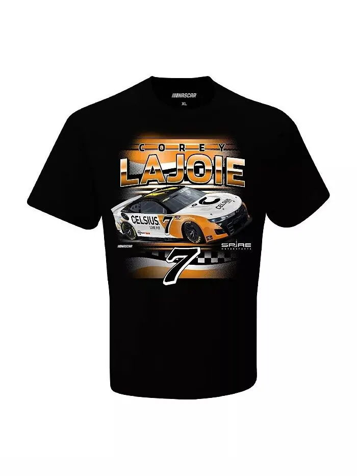 Мужская черная футболка Corey La Joie Celsius Car Checkered Flag Sports — изображение 3 из 3, черный