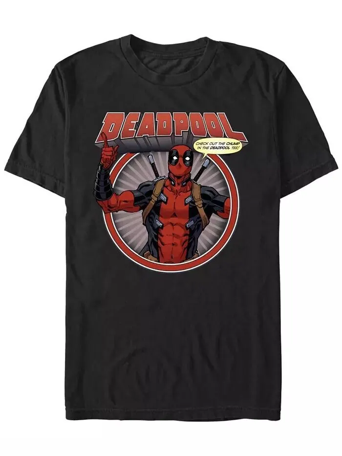 Футболка с коротким рукавом Deadpool Chump для мужчин Fifth Sun — изображение 1 из 3, черный