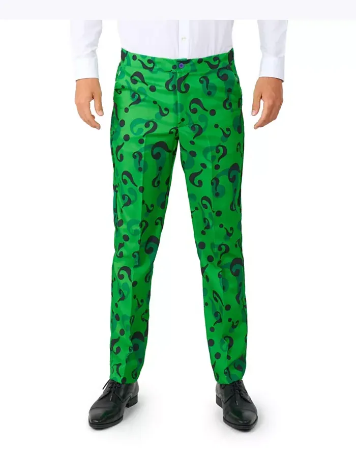 Мужской костюм на Хэллоуин - The Riddler Suitmeister — изображение 2 из 6, зеленый