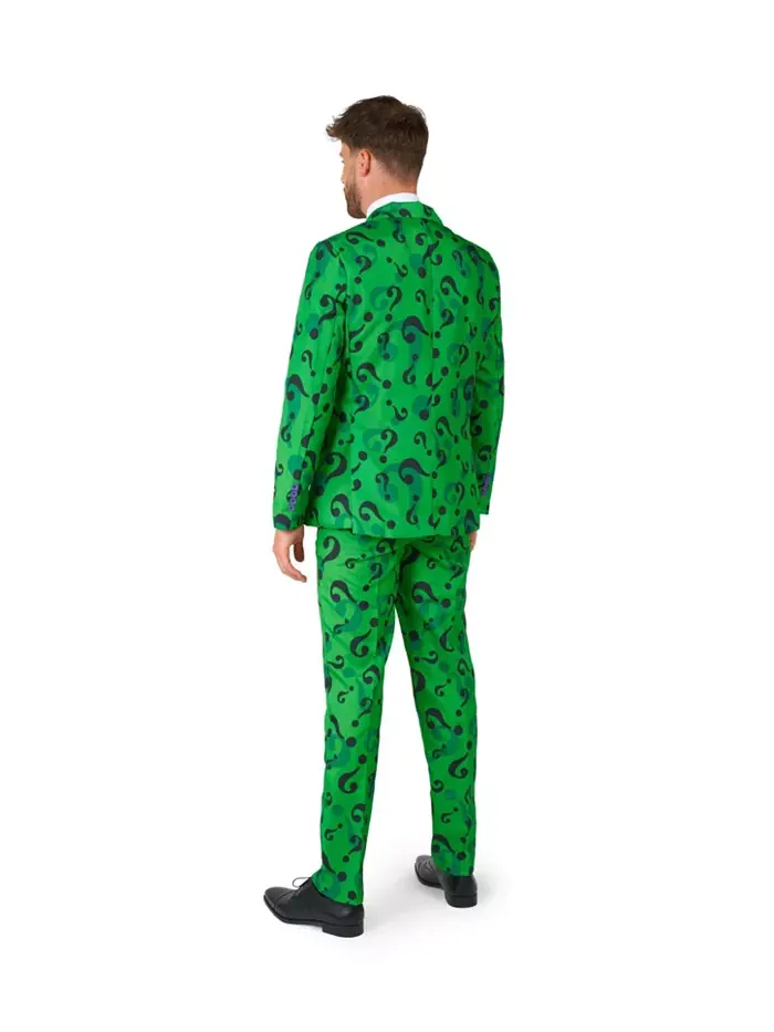 Мужской костюм на Хэллоуин - The Riddler Suitmeister — изображение 6 из 6, зеленый