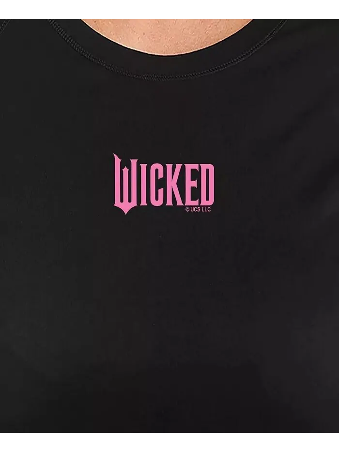 Футболка-пуловер с графическим логотипом Wicked Pink размера Plus Hybrid Apparel — изображение 3 из 3, черный
