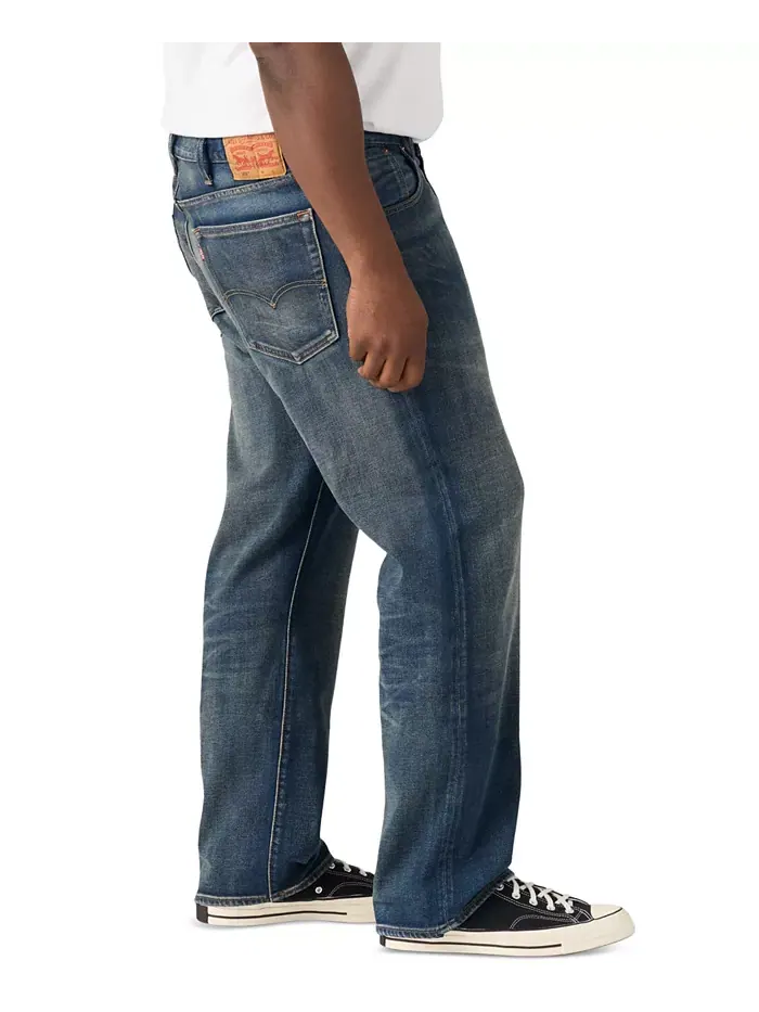 Мужские джинсы Big & Tall 501 Original Fit Stretch Levi'S — изображение 2 из 4, синий