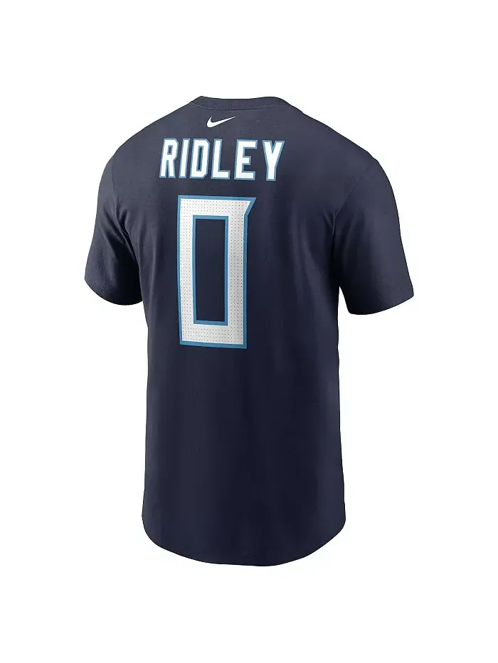Мужская футболка с именем и номером игрока Calvin Ridley, Tennessee Titans — изображение 3 из 3, синий