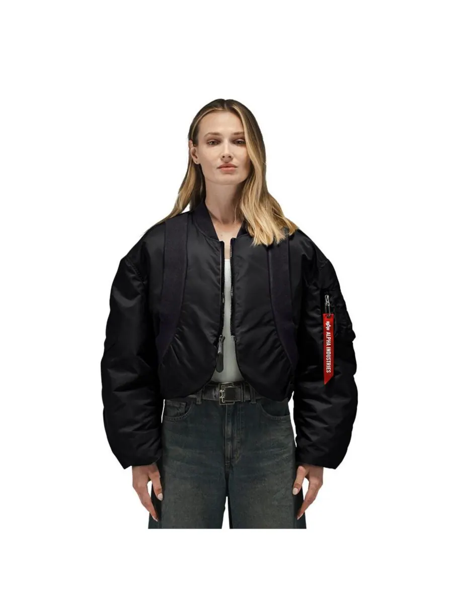 Женская трикотажная куртка-бомбер Ma-1, размер W Alpha Industries