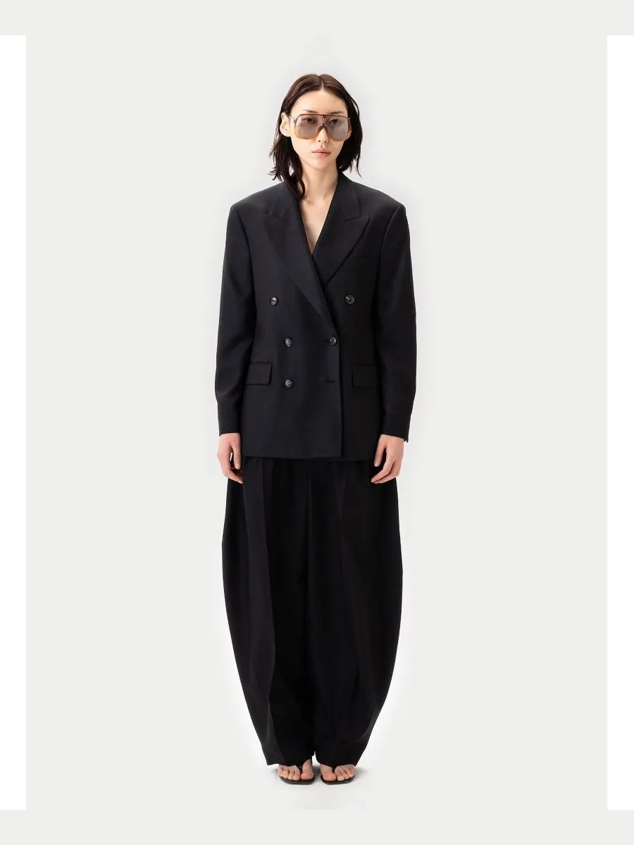 Женский двубортный кашемировый пиджак Gobi Cashmere — изображение 3 из 7, нет цвета