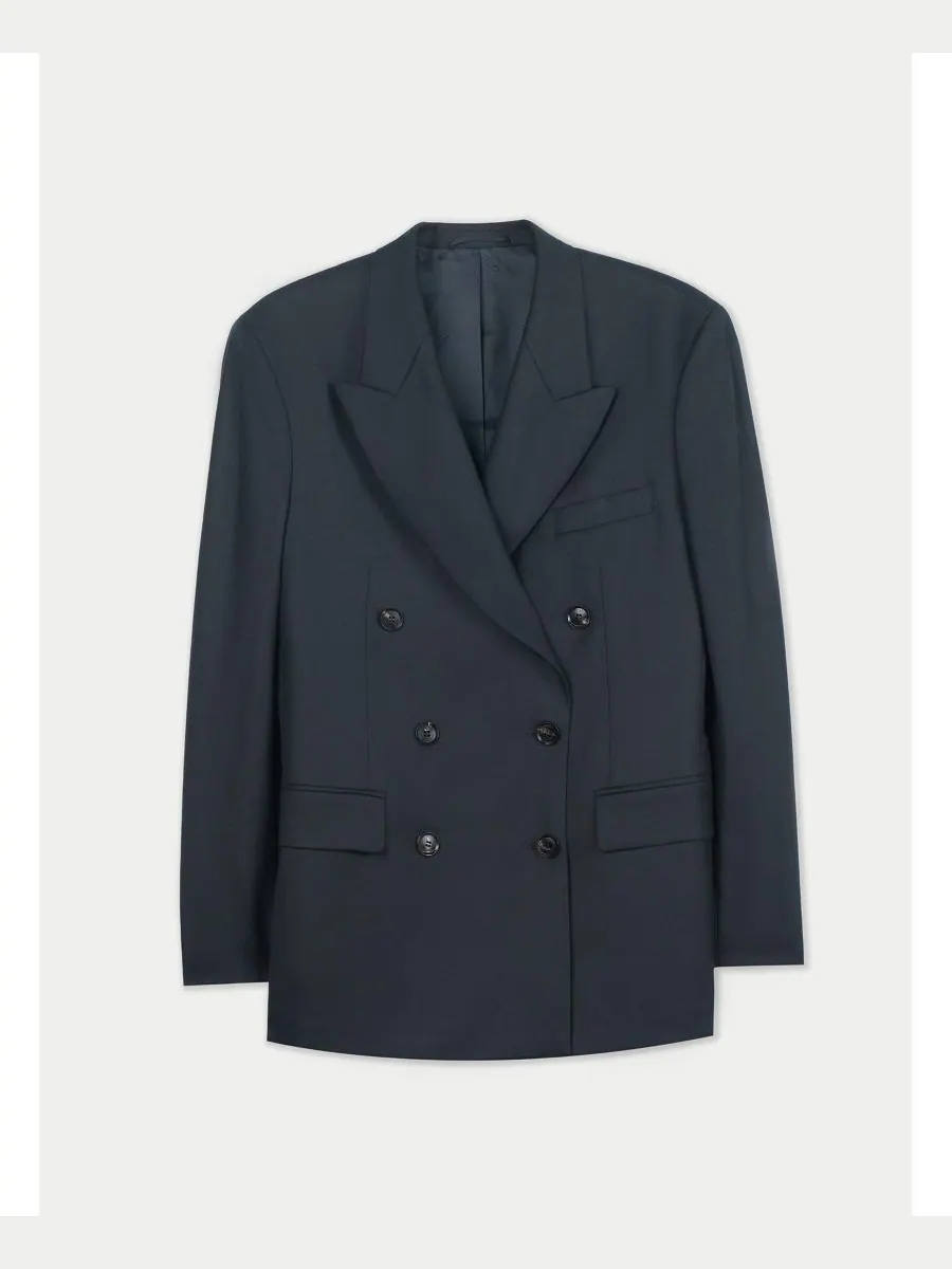Женский двубортный кашемировый пиджак Gobi Cashmere — изображение 4 из 7, нет цвета