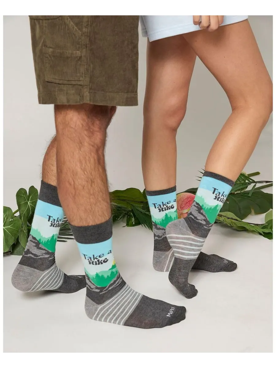 Женские носки Take A Hike из вискозы MeMoi — изображение 3 из 3, темно-серый
