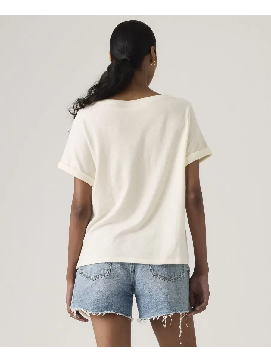 Футболка с графическим принтом и вышивкой Julie Pocket Levi's — изображение 3 из 3, серый