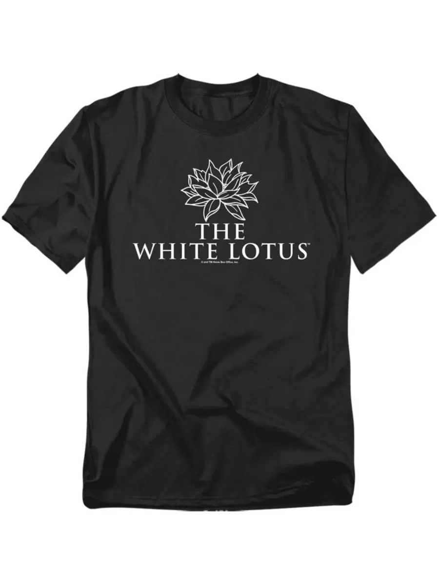 Футболка с принтом The White Lotus Stacked Logo Darks Logovision — изображение 1 из 3, черный