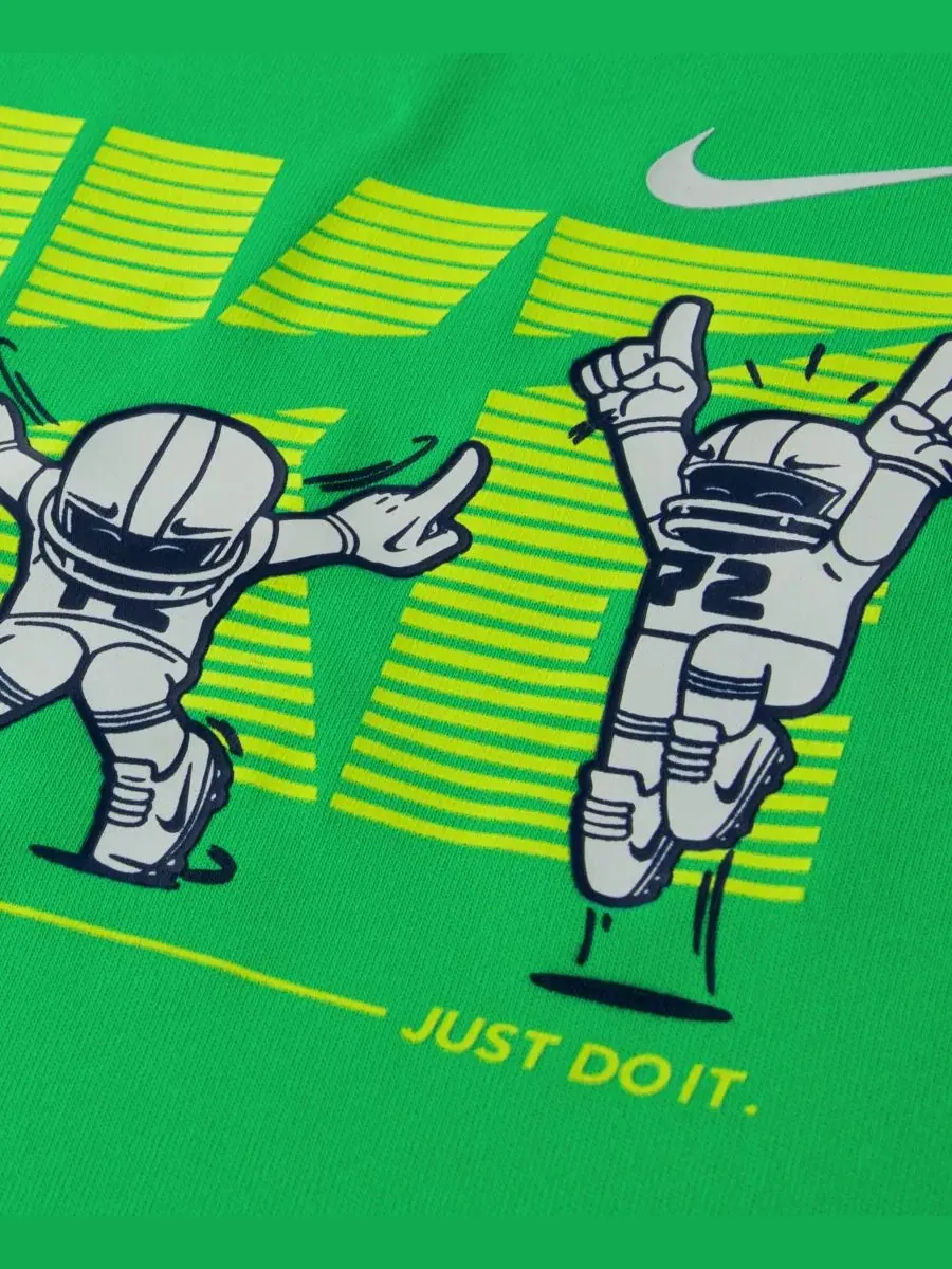 Футболка с коротким рукавом Dri-FIT End Zone Nike — изображение 4 из 4, зеленый